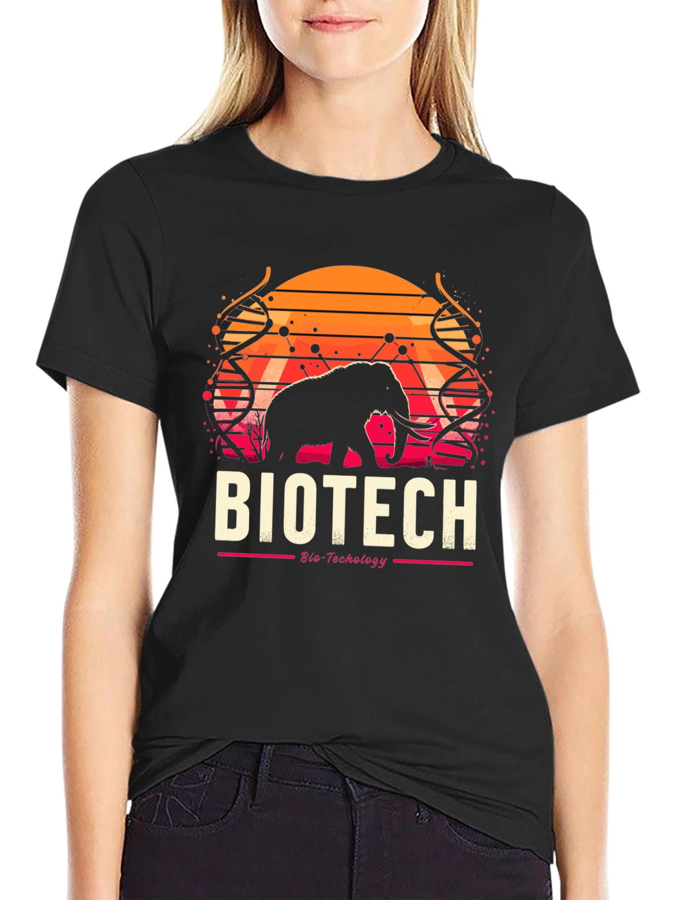 Biotech Elephant T-Shirt - Science & Nature Tee
