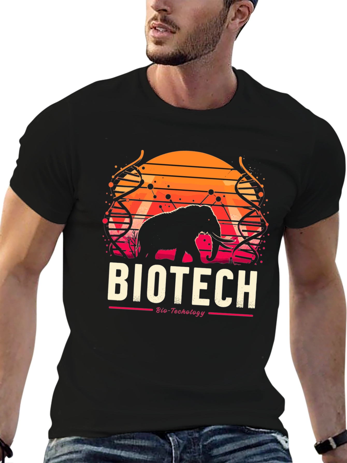 Biotech Elephant T-Shirt - Science & Nature Tee