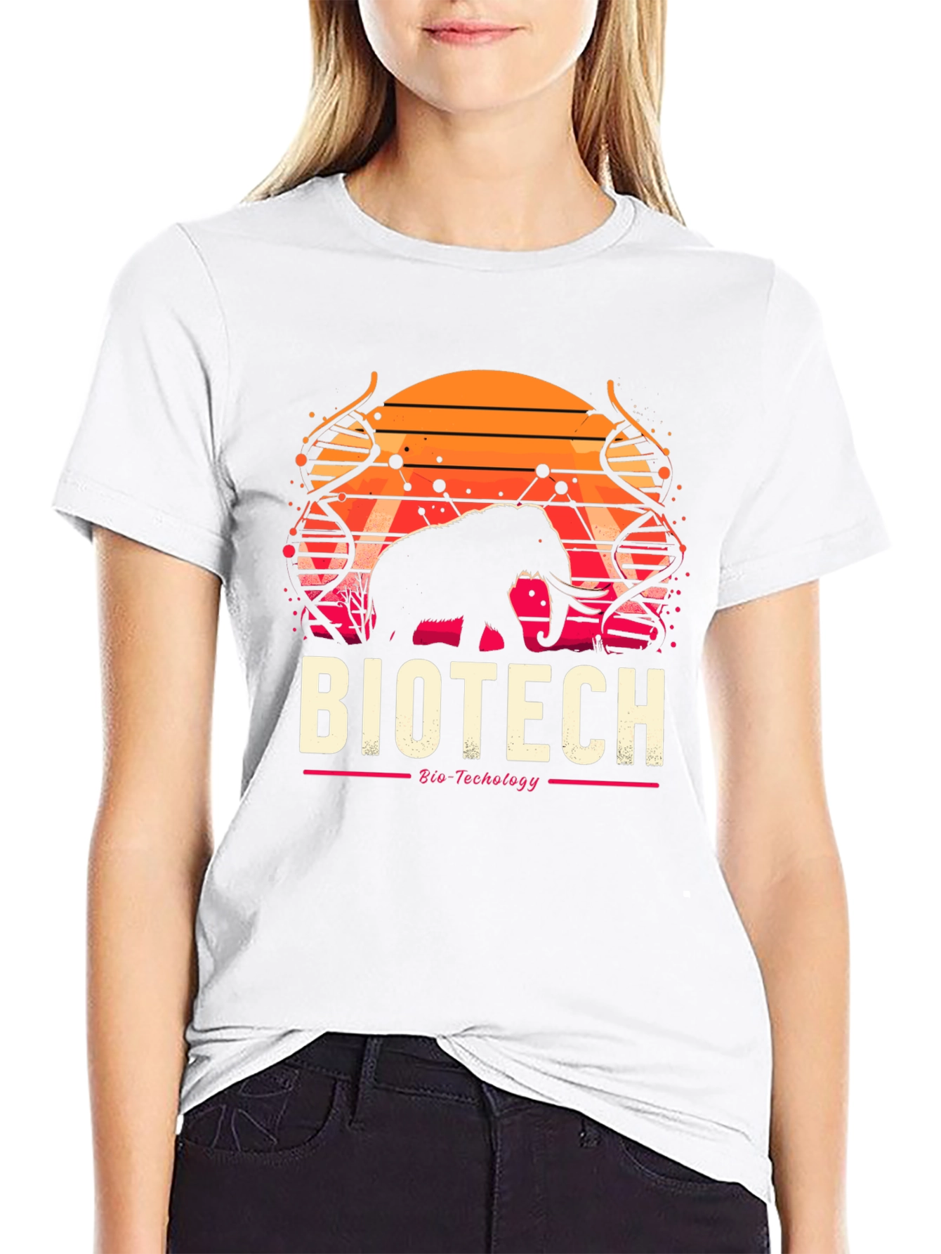 Biotech Elephant T-Shirt - Science & Nature Tee