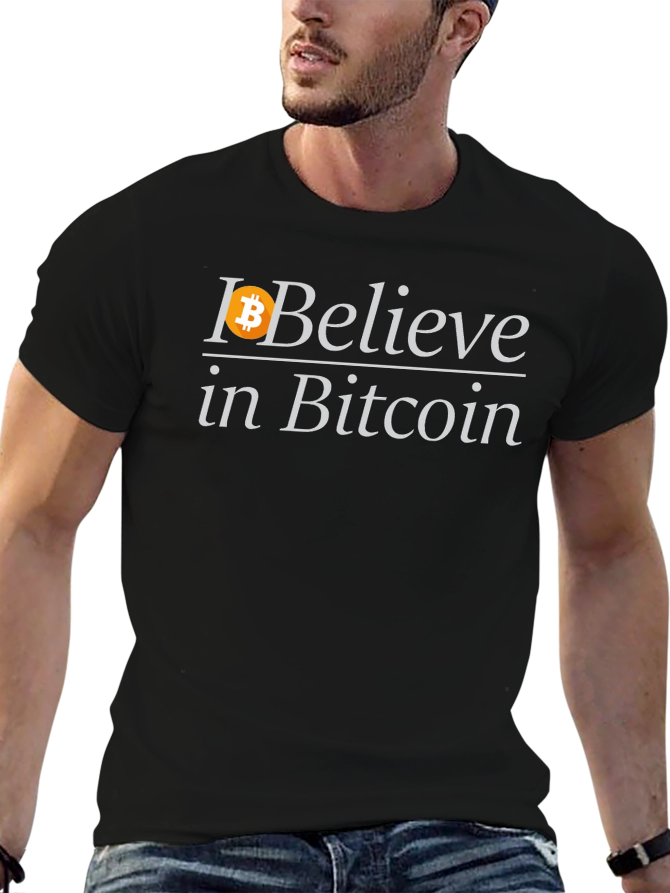 Bitcoin Believer Black T-Shirt - Crypto Enthusiast Fashion
