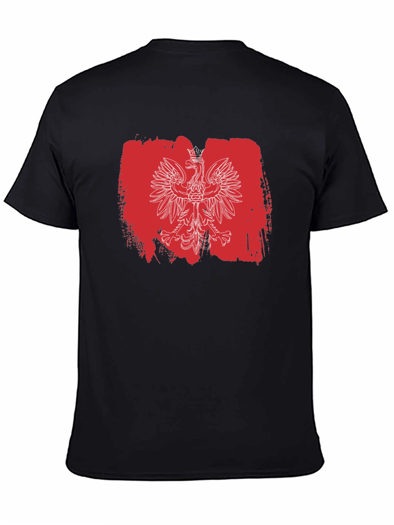 Polish Eagle T-Shirt - Red & White Flag