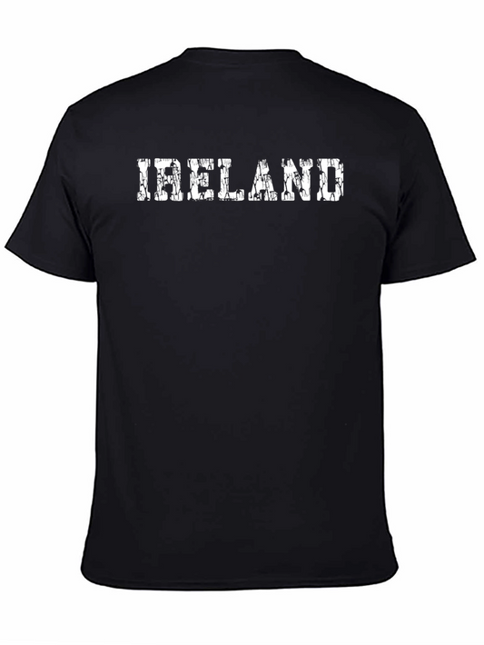 Ireland Graphic Print Black T-Shirt