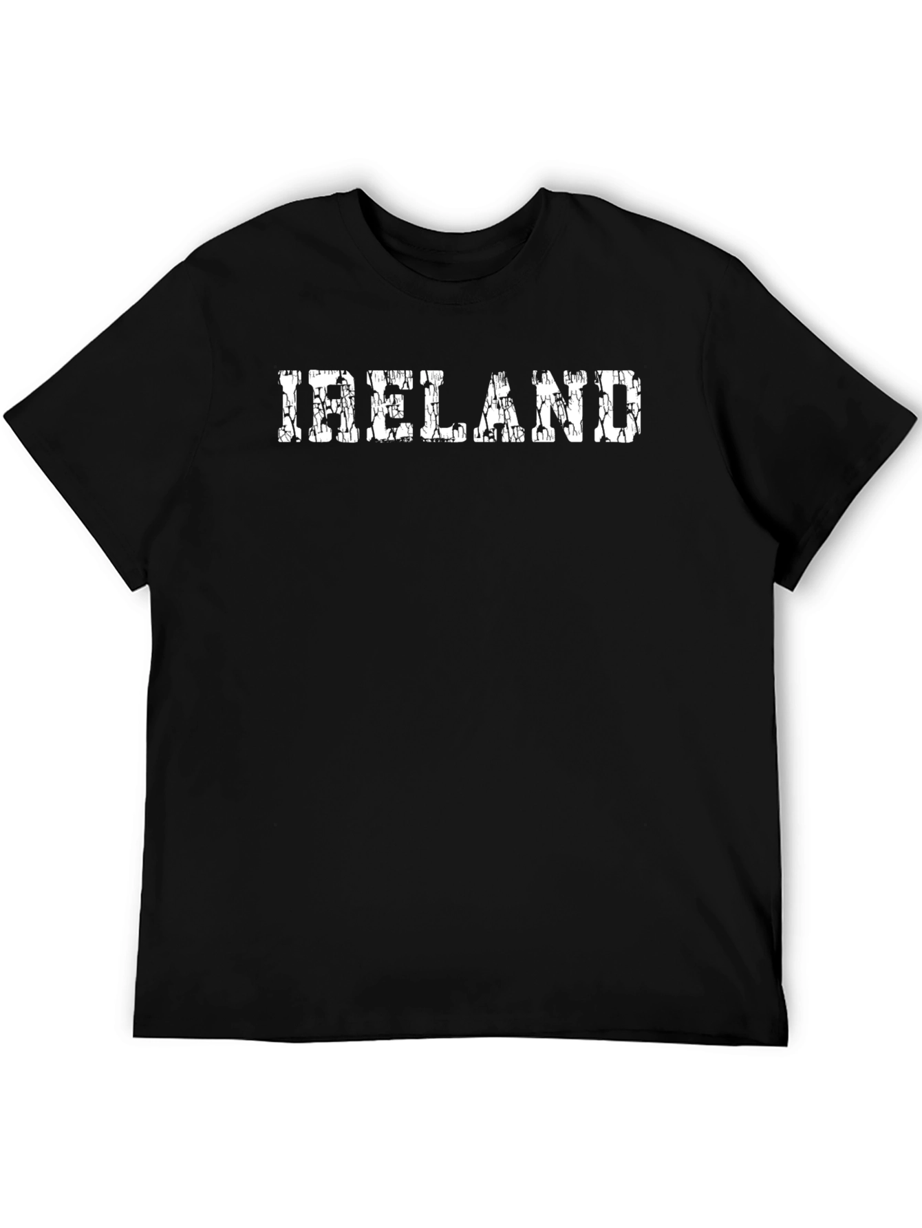 Ireland Graphic Print Black T-Shirt