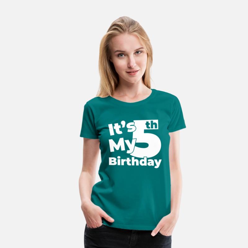 5th Birthday Shirt Its My 5th Birthday 5 Year