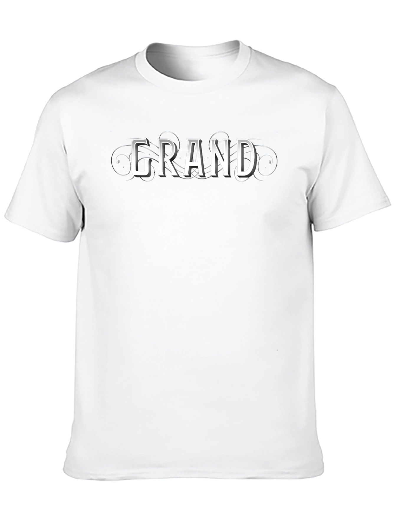 Grand Tee - Stylish Black Graphic T-Shirt