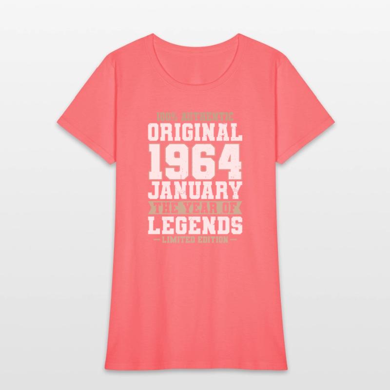 60th birthday vintage january 1964 original 1964