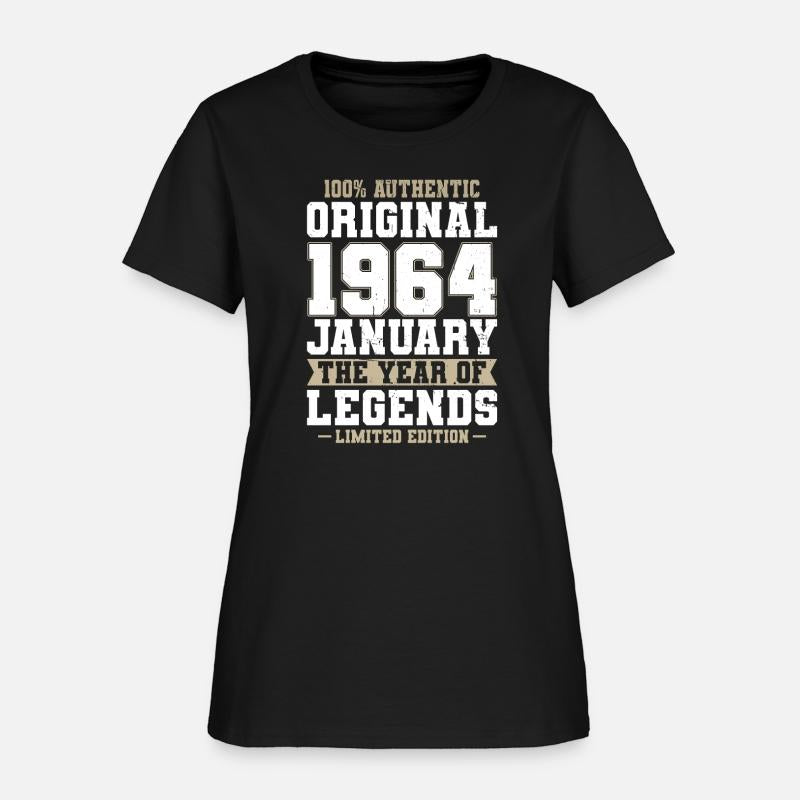 60th birthday vintage january 1964 original 1964