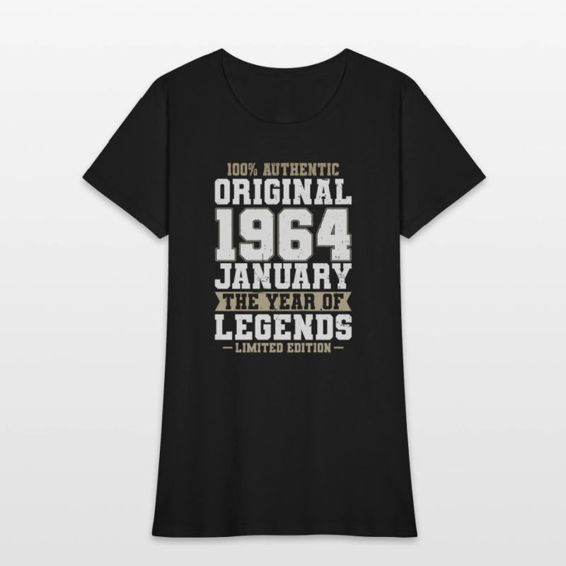 60th birthday vintage january 1964 original 1964