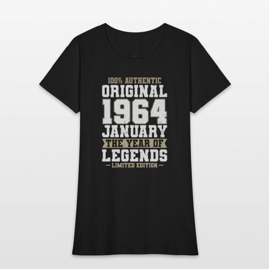 60th birthday vintage january 1964 original 1964