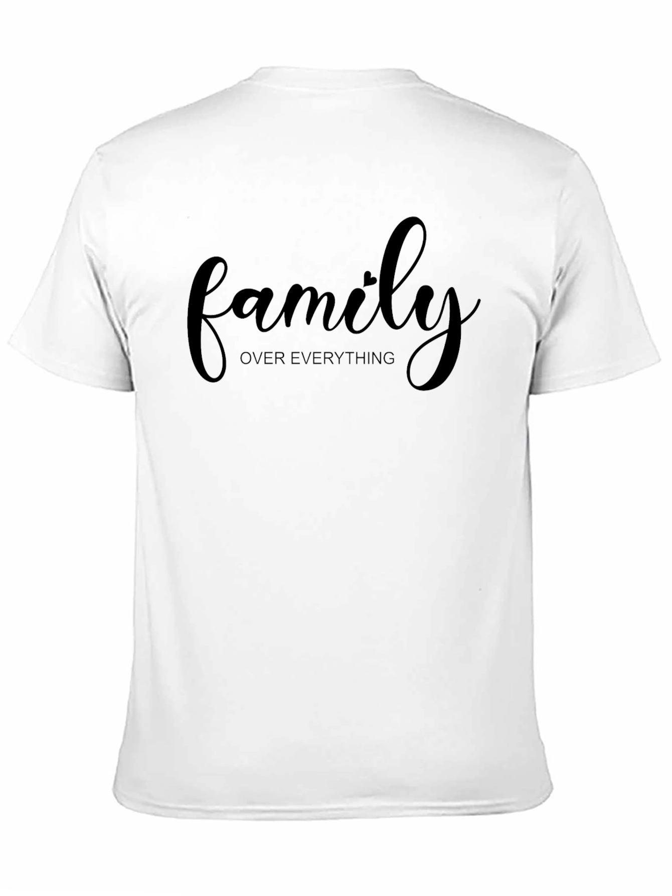 Family Over Everything Black Graphic Tee