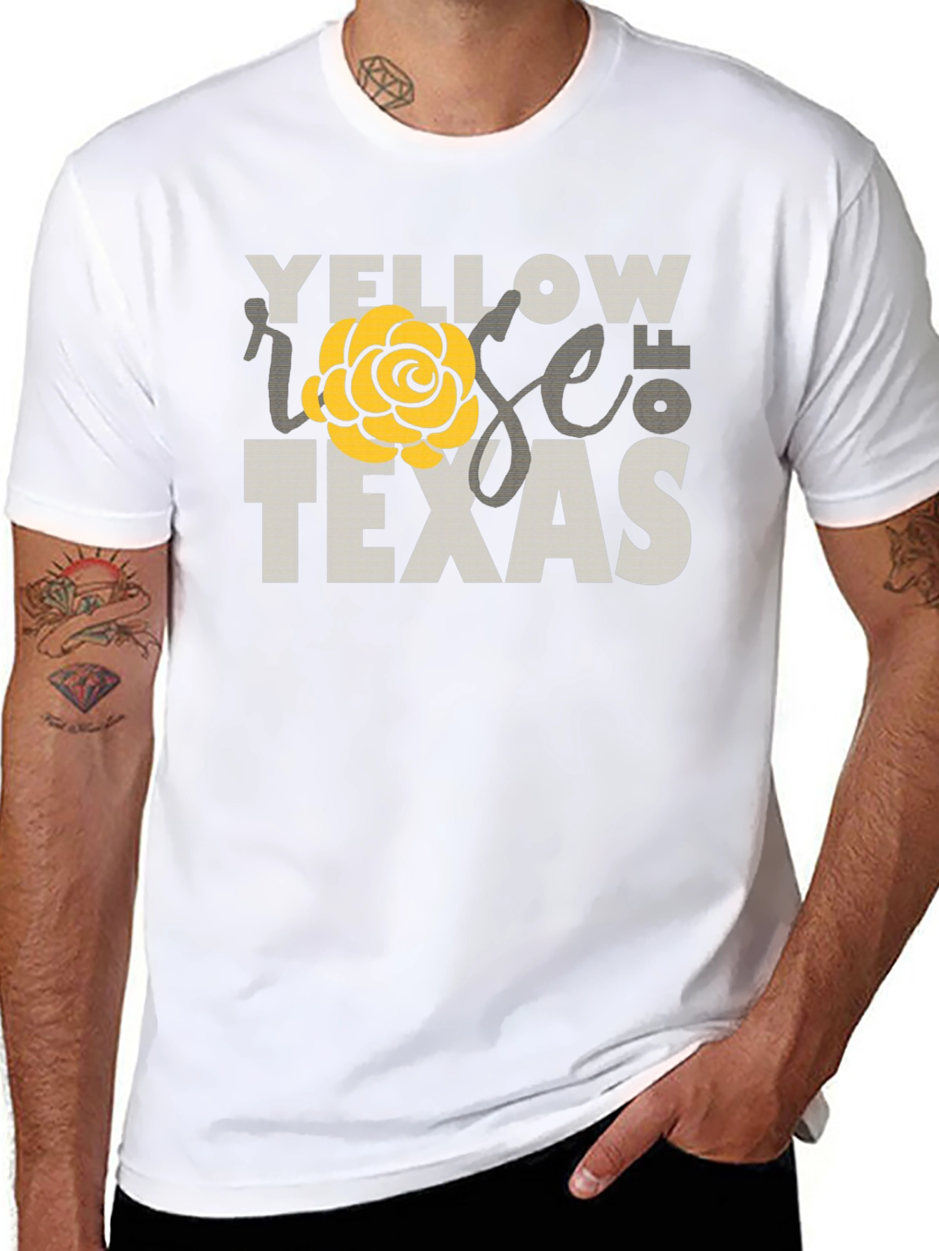 Yellow Rose of Texas Graphic T-Shirt