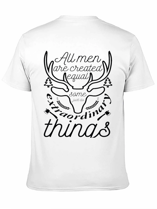 Mens Extraordinary Deer Graphic Tee