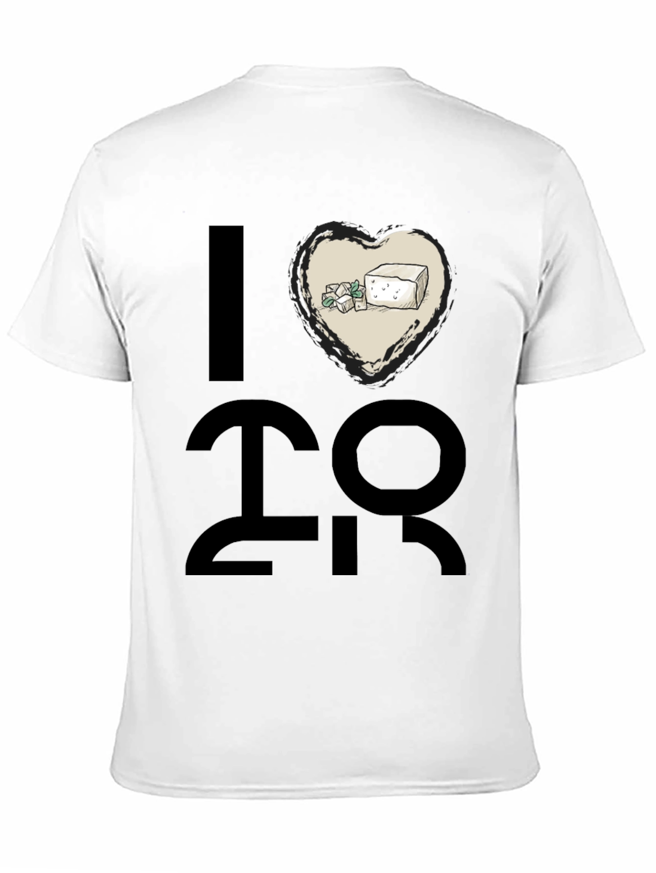 I Heart Tofu Graphic Tee