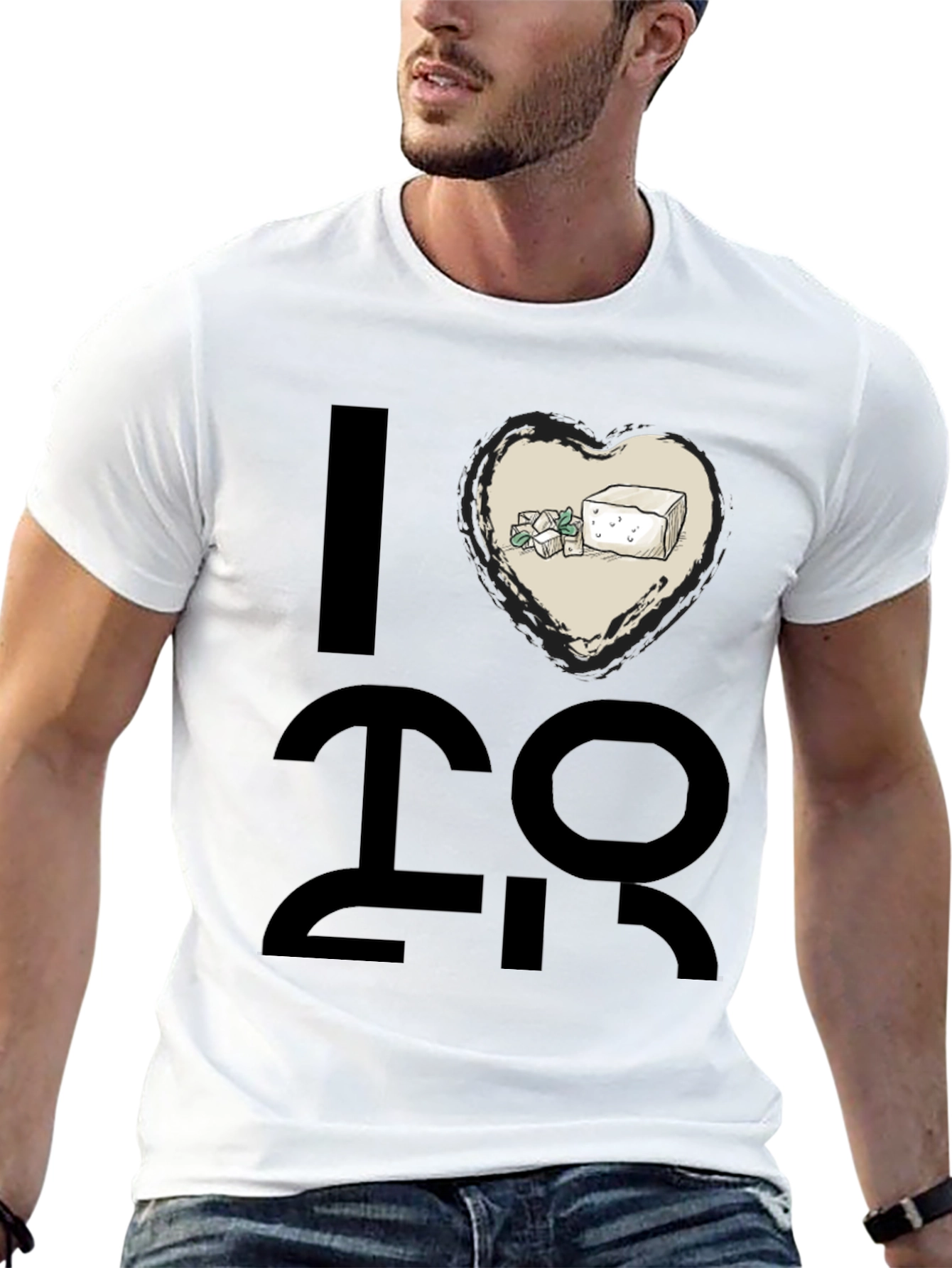 I Heart Tofu Graphic Tee