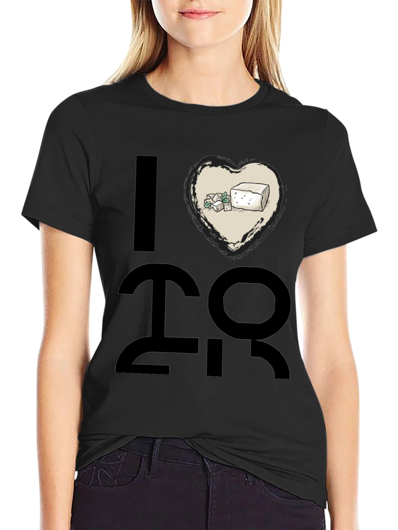 I Heart Tofu Graphic Tee
