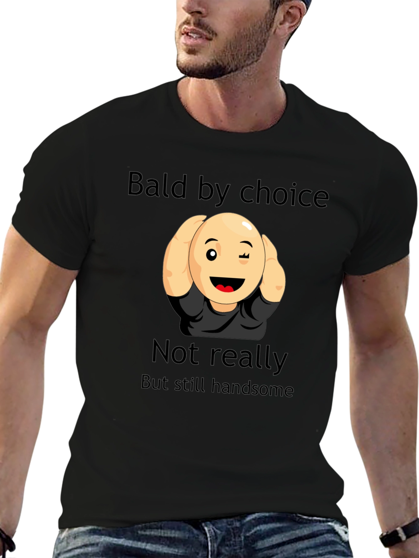 Bald by Choice T-Shirt - Humorous Graphic Tee