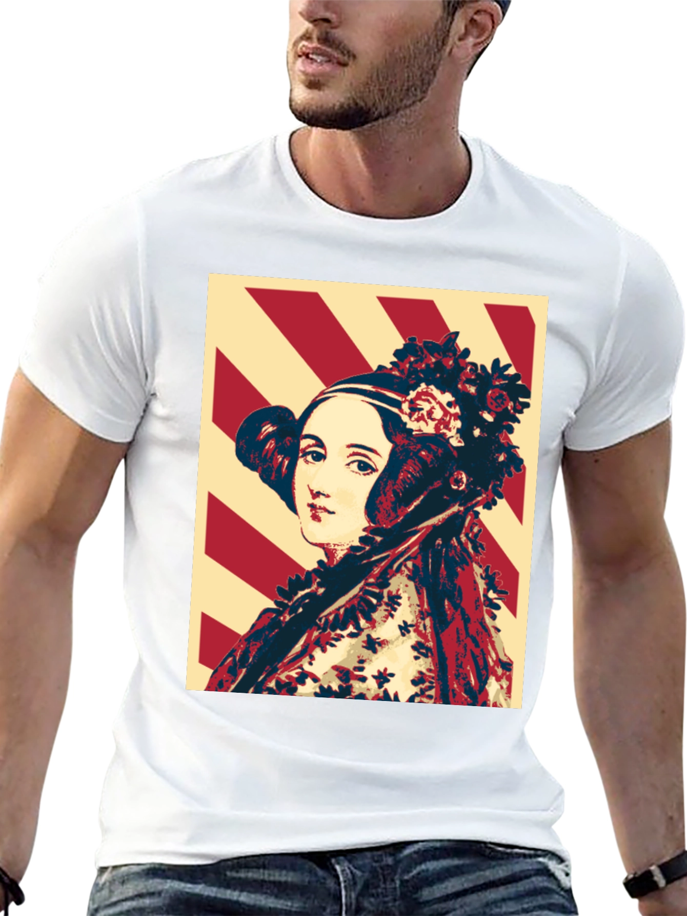 Ada Lovelace Portrait T-Shirt - Algorithm Design