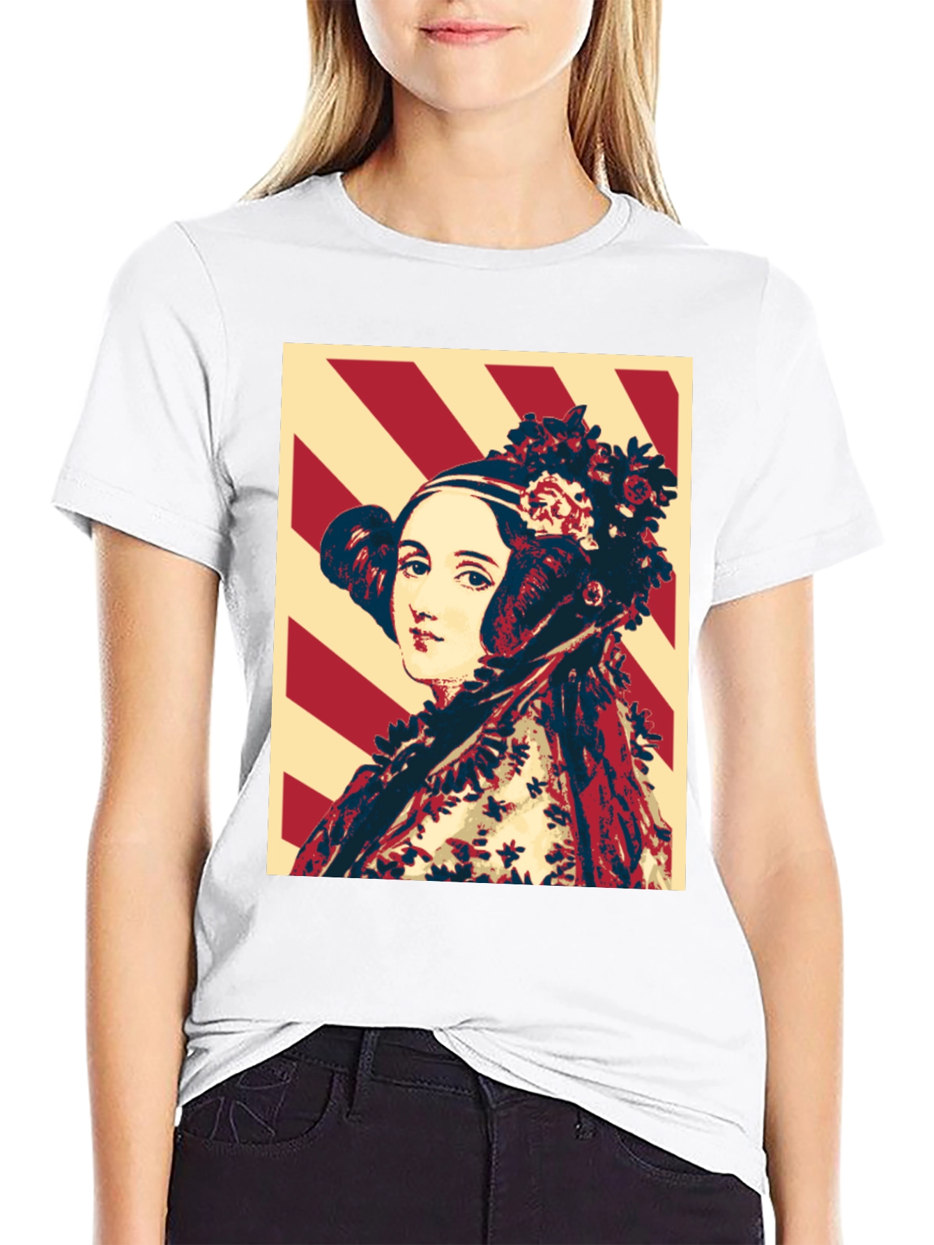 Ada Lovelace Portrait T-Shirt - Algorithm Design