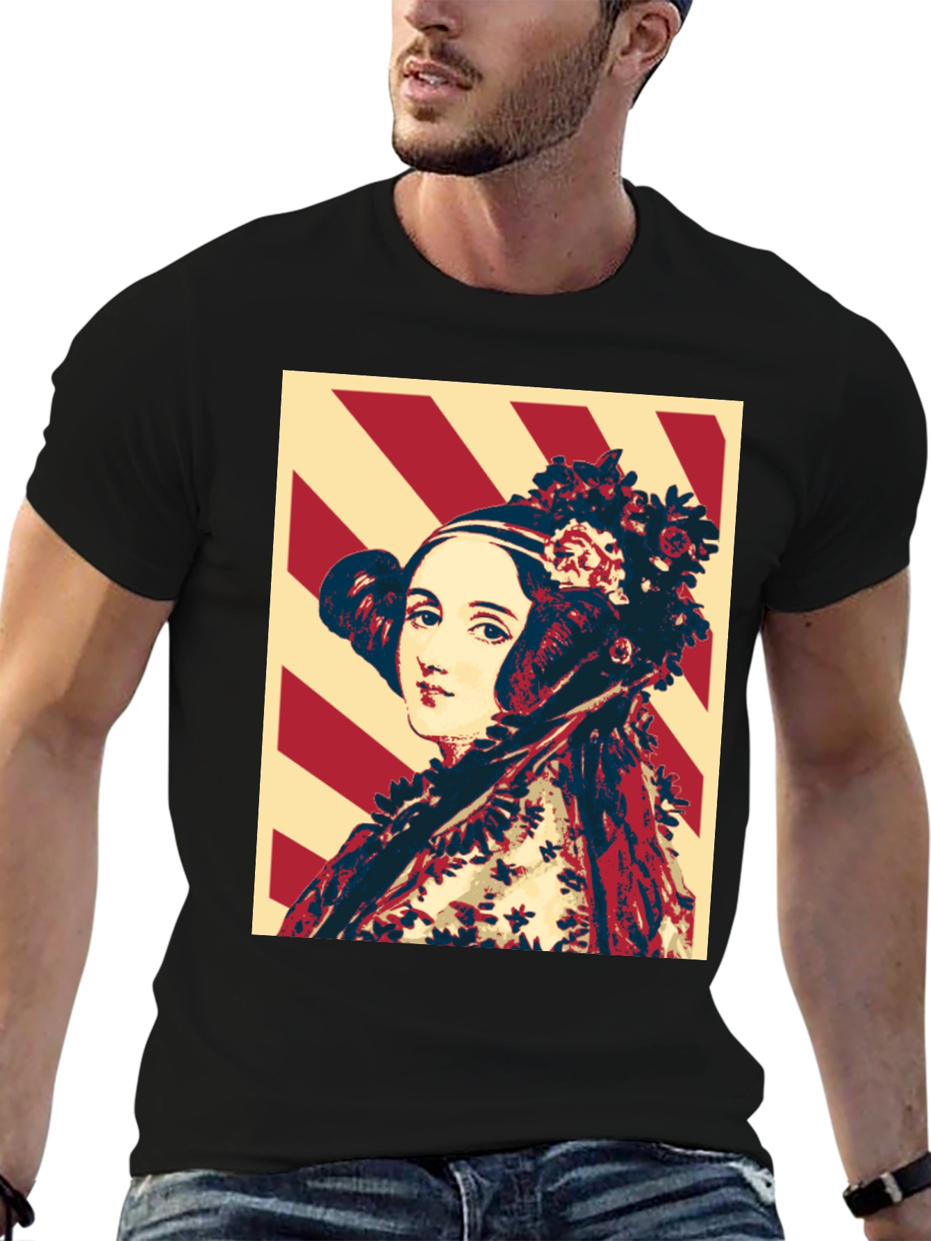 Ada Lovelace Portrait T-Shirt - Algorithm Design