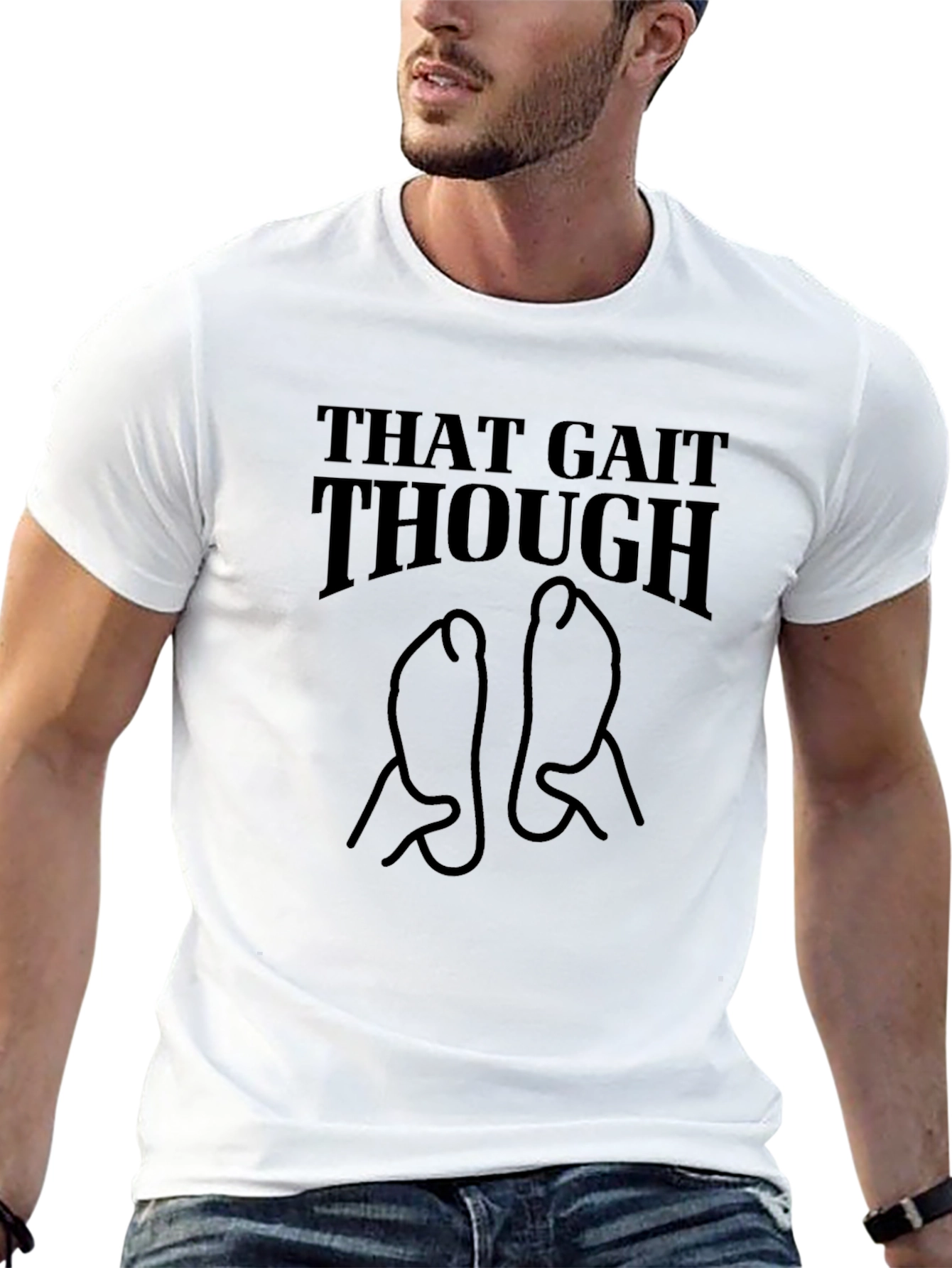 That Gait Though Black Graphic Tee