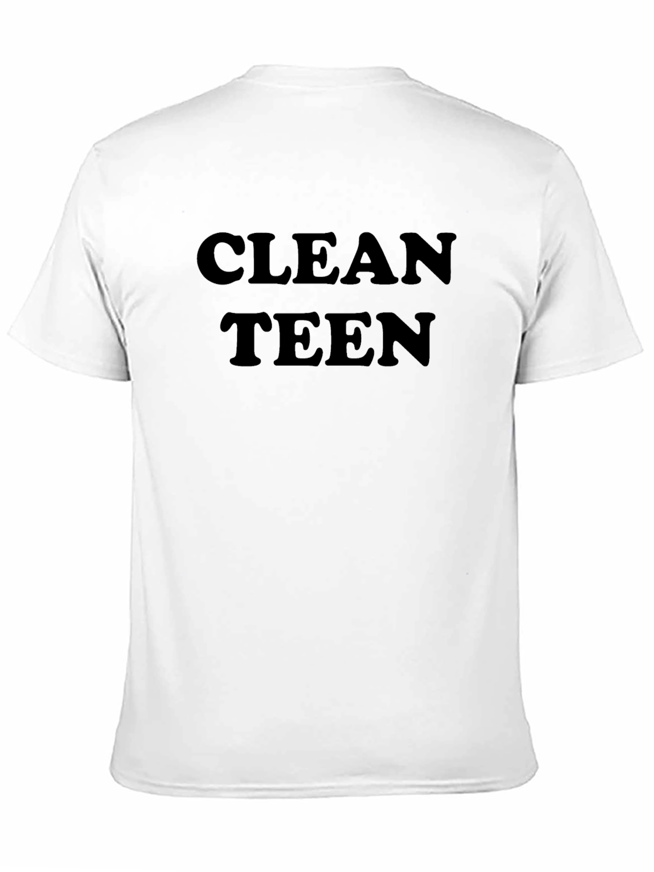 Clean Teen Black T-Shirt