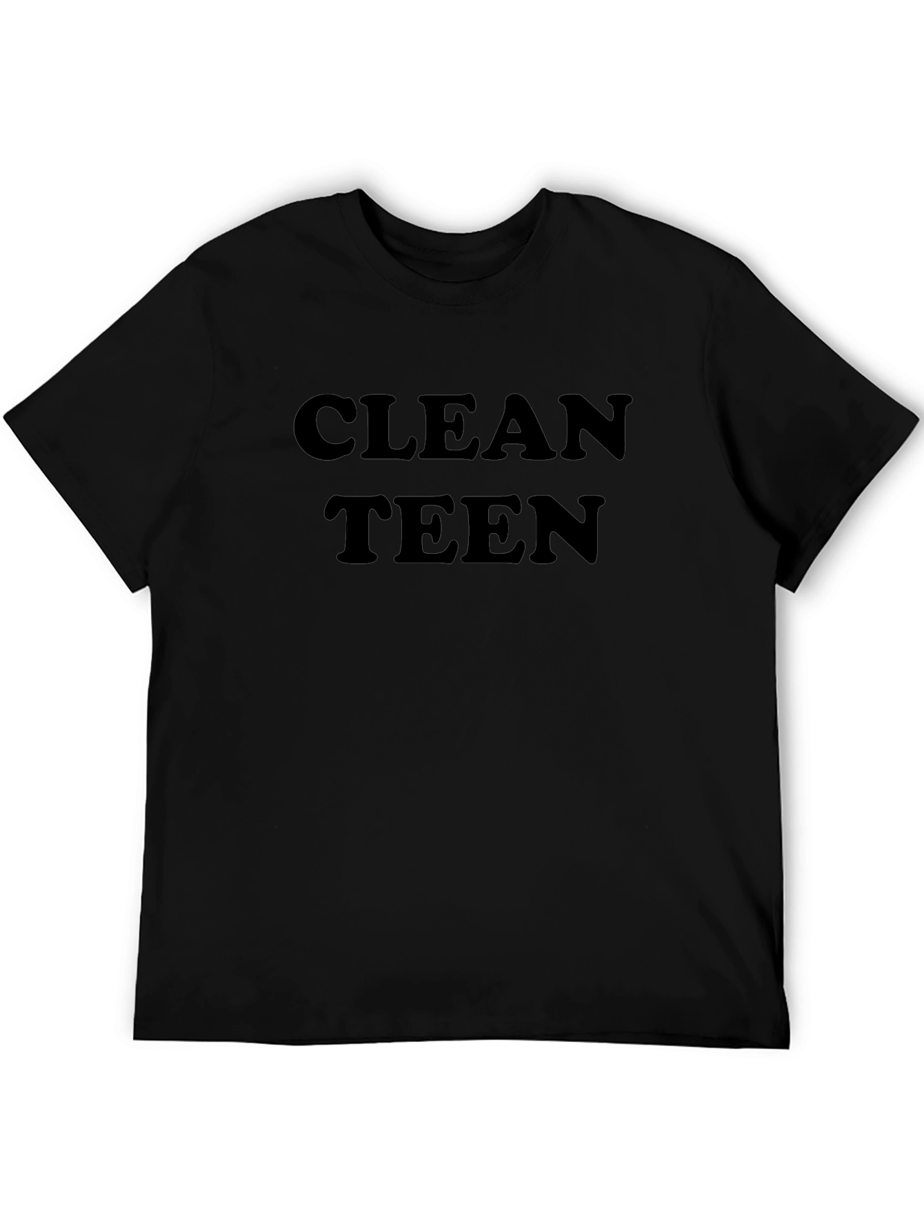Clean Teen Black T-Shirt