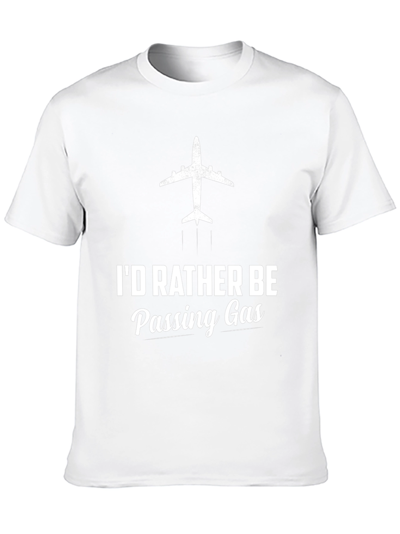 Id Rather Be Passing Gas Funny Airplane T-Shirt