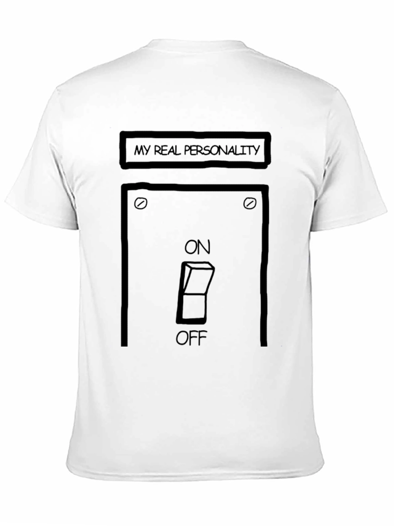 My Real Personality On/Off Switch Graphic Tee