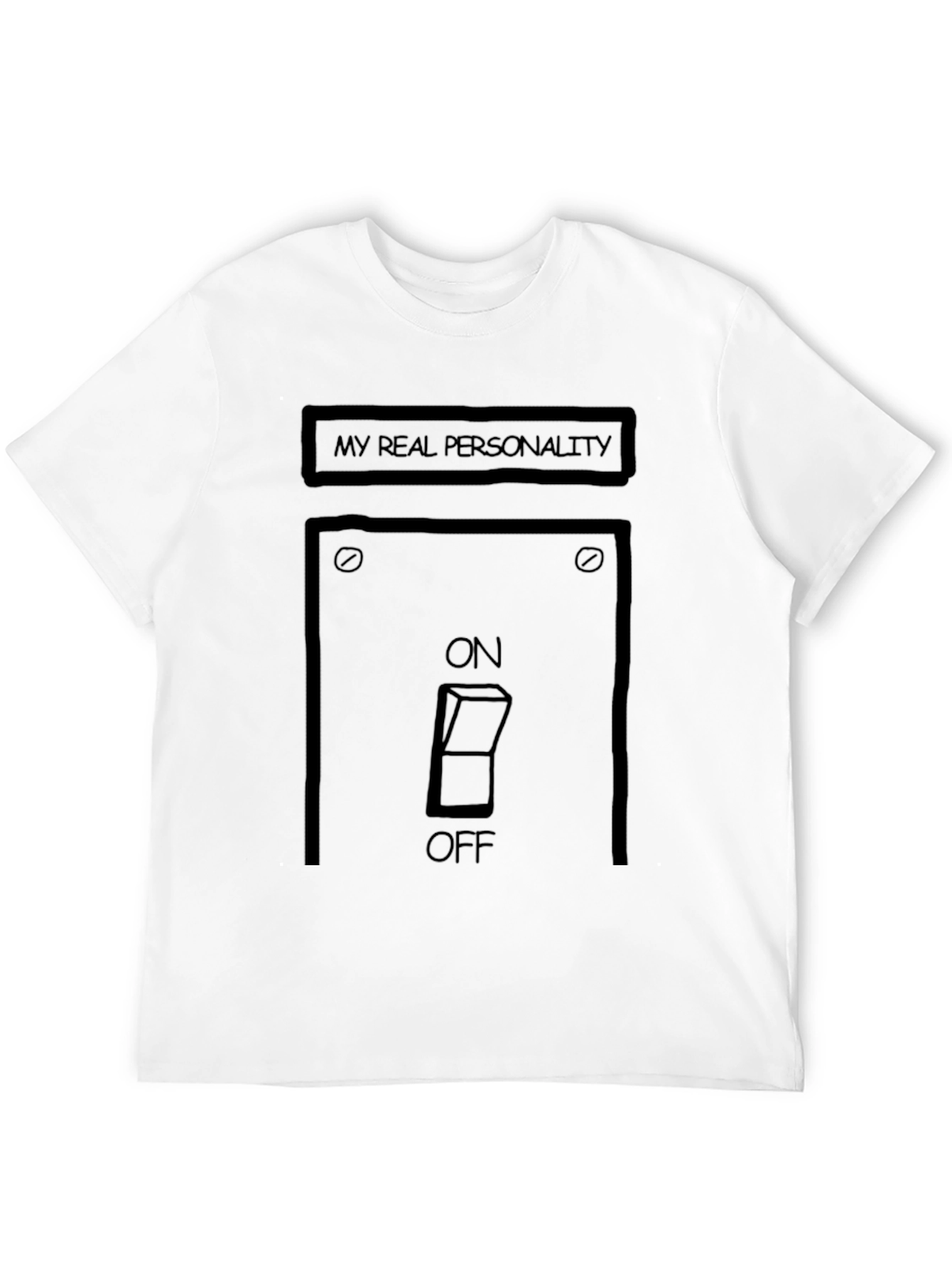 My Real Personality On/Off Switch Graphic Tee