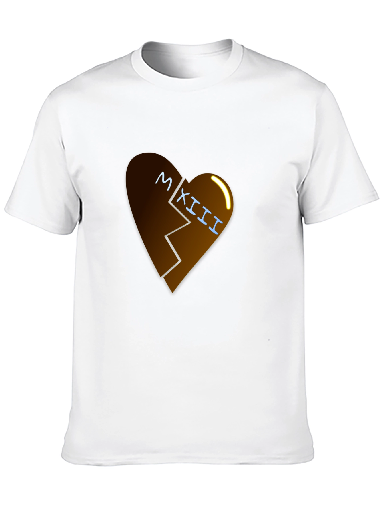 Broken Heart Roman Numeral Graphic Tee