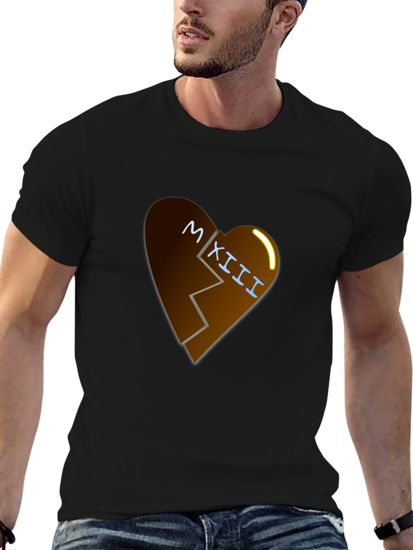 Broken Heart Roman Numeral Graphic Tee