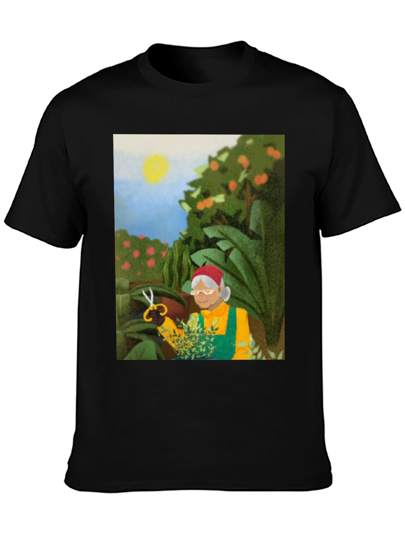 Gardening Granny T-Shirt - Unique Graphic Tee