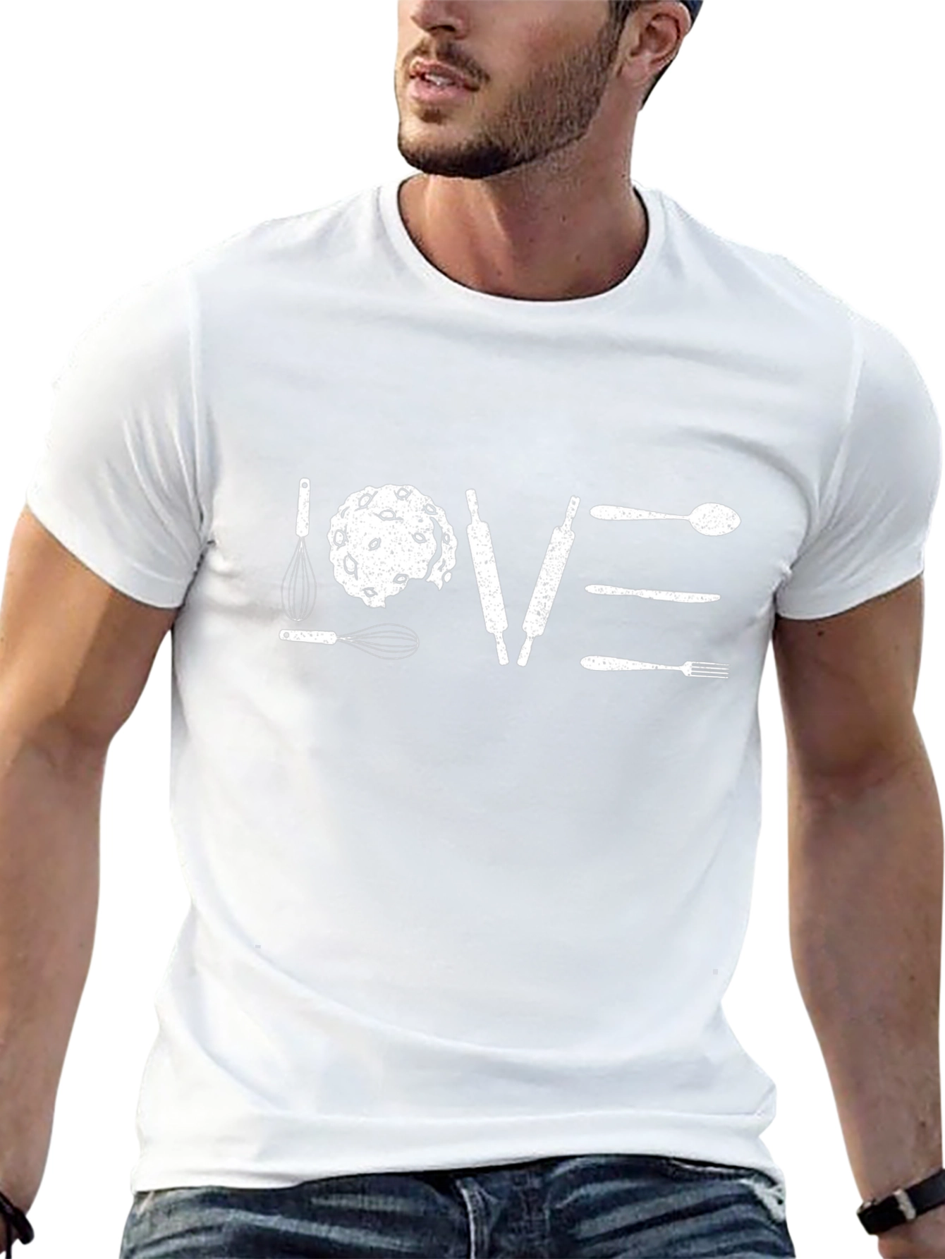 Baking Lovers Black Graphic Tee