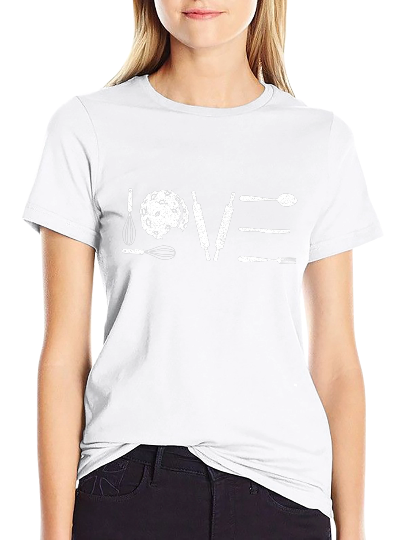 Baking Lovers Black Graphic Tee