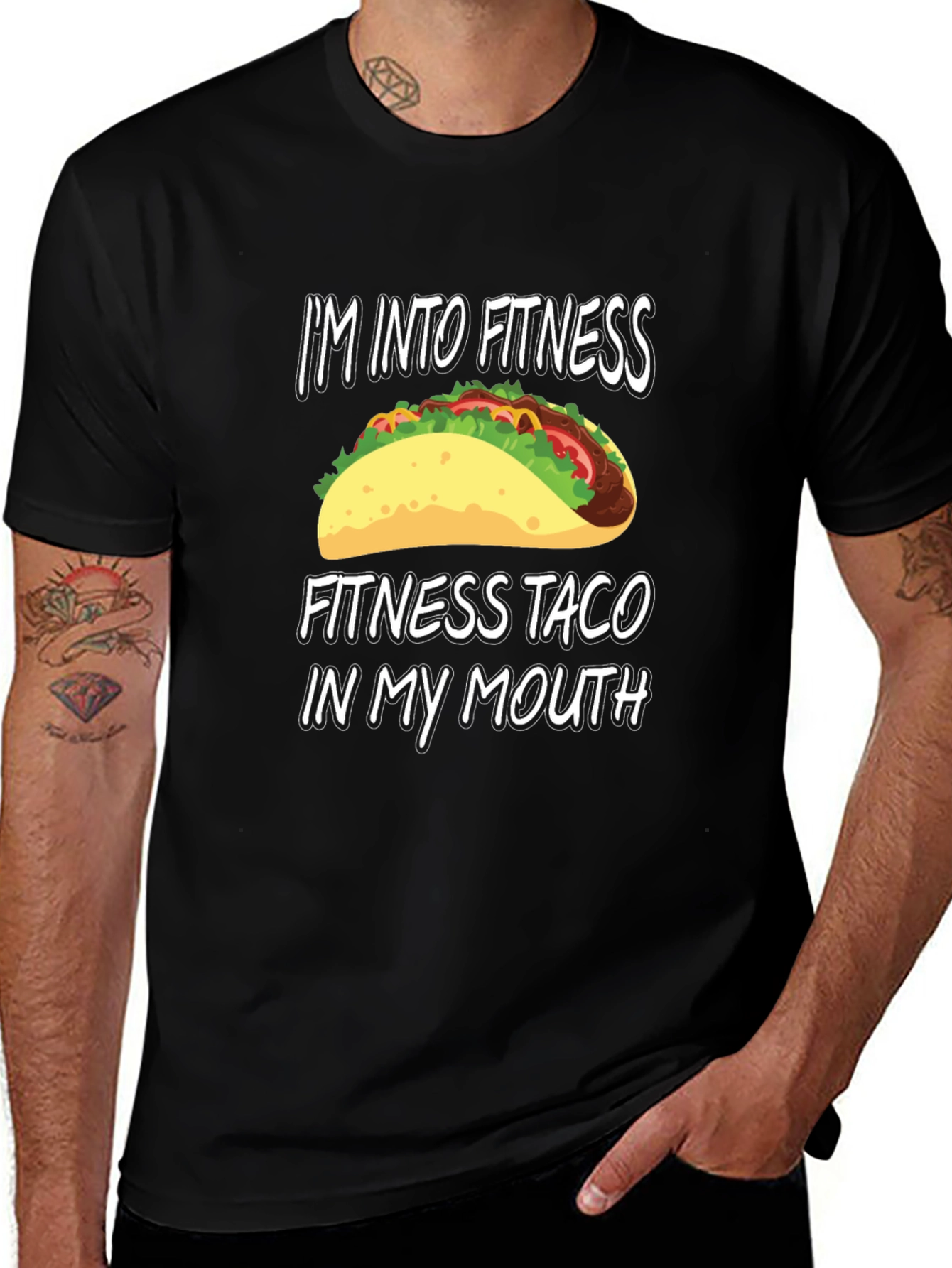 Fitness Taco Graphic T-Shirt
