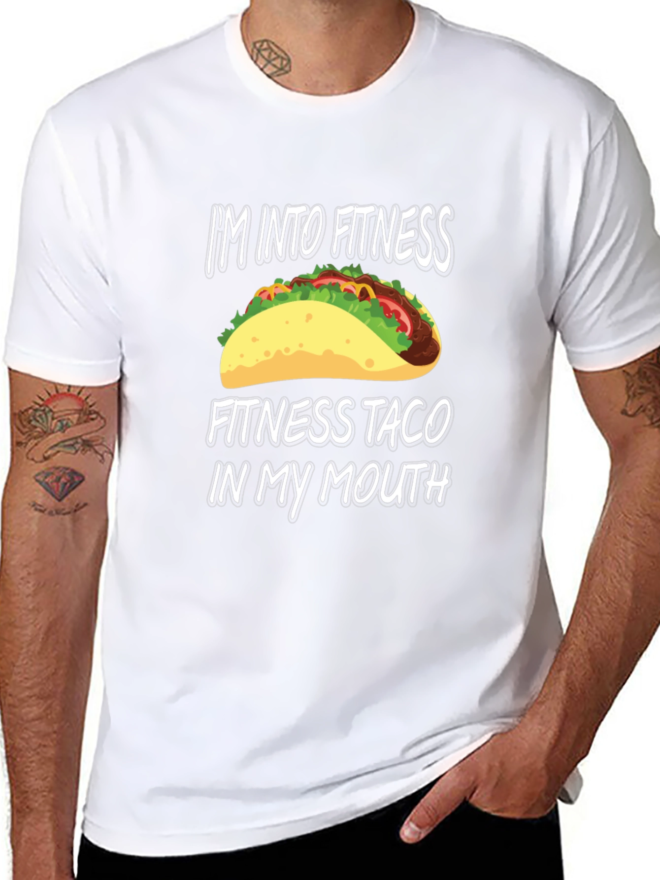Fitness Taco Graphic T-Shirt