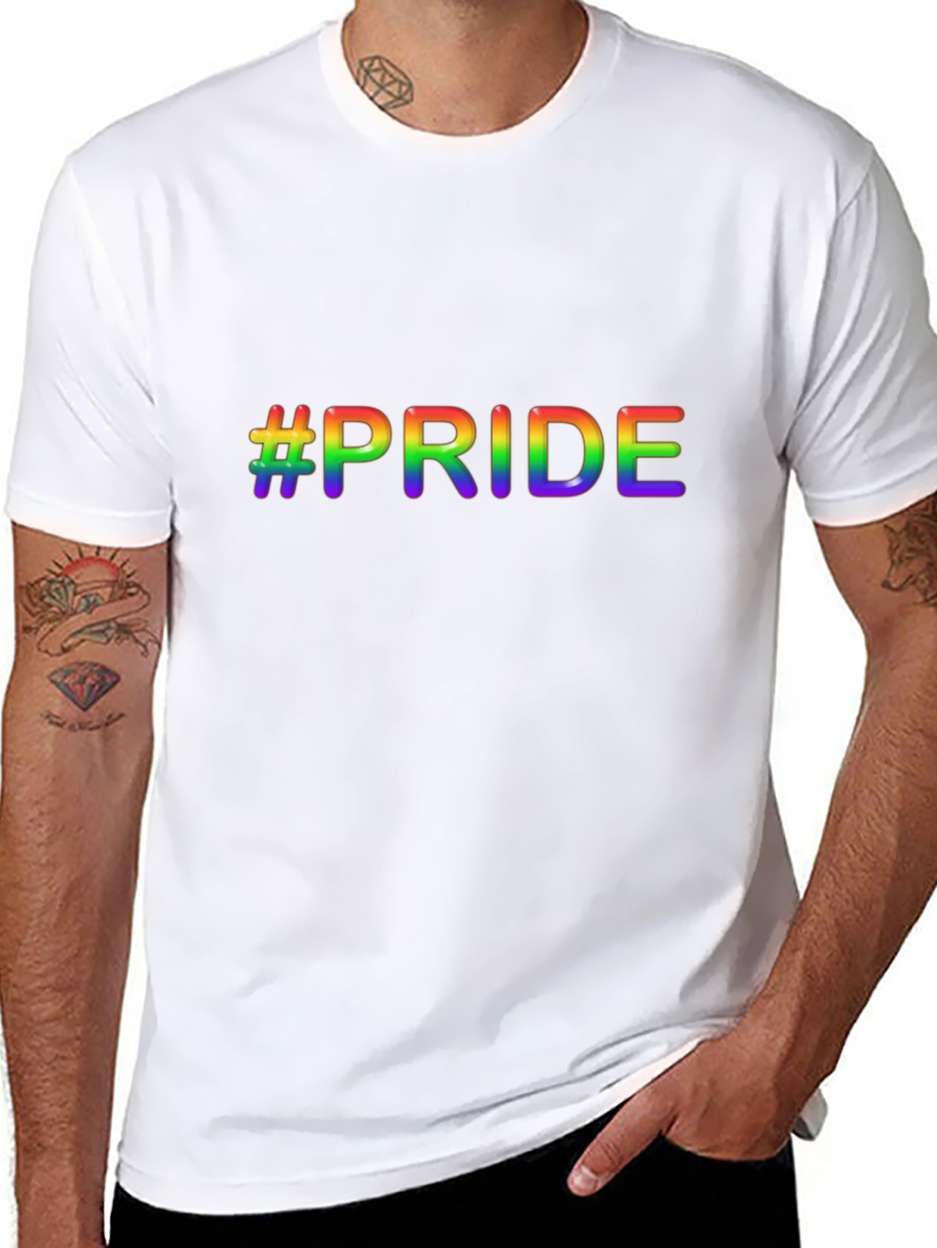 Pride Rainbow T-Shirt - LGBTQ+ Equality Tee