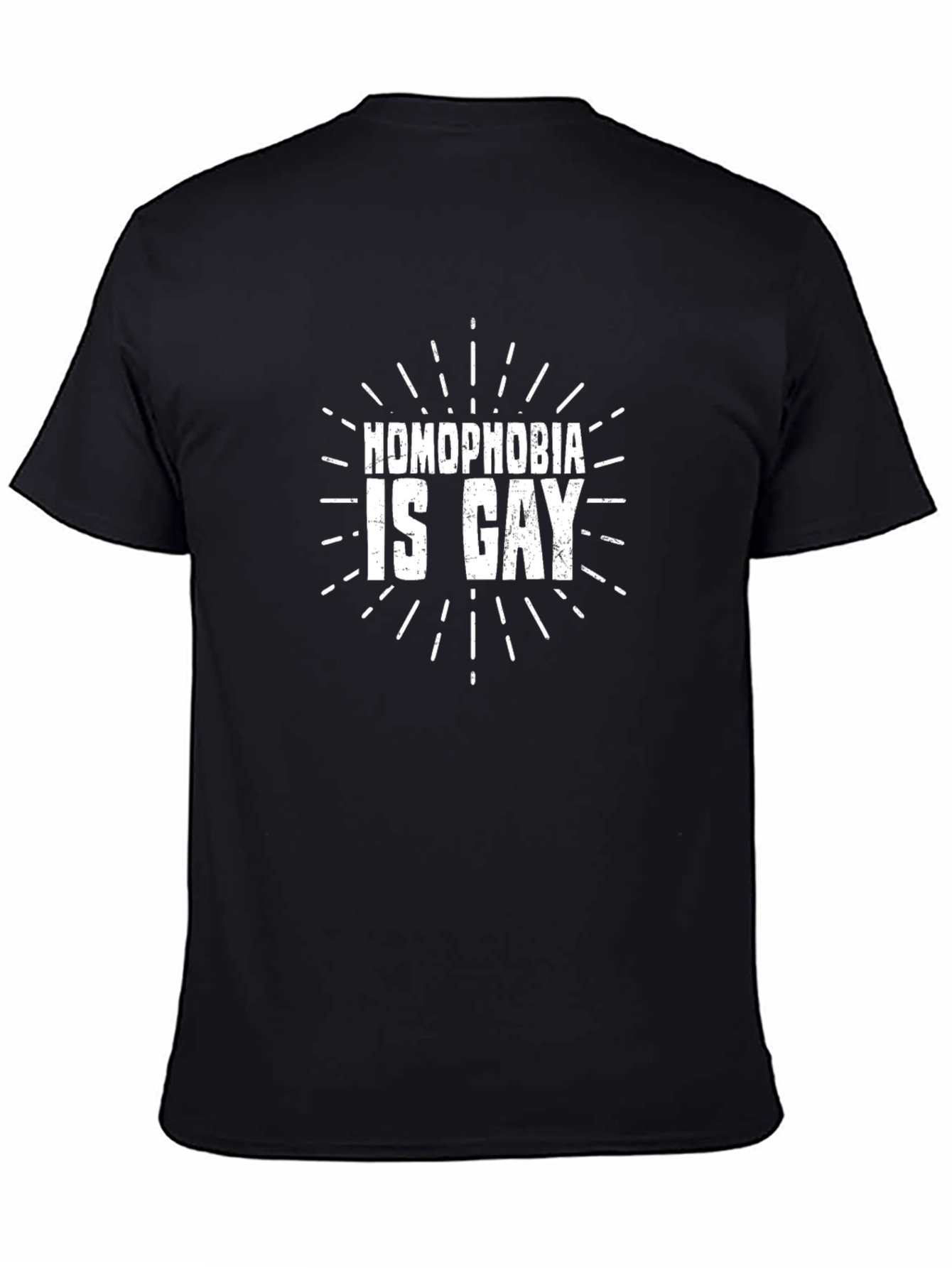 Homophobia is Gay T-Shirt - Black Graphic Tee