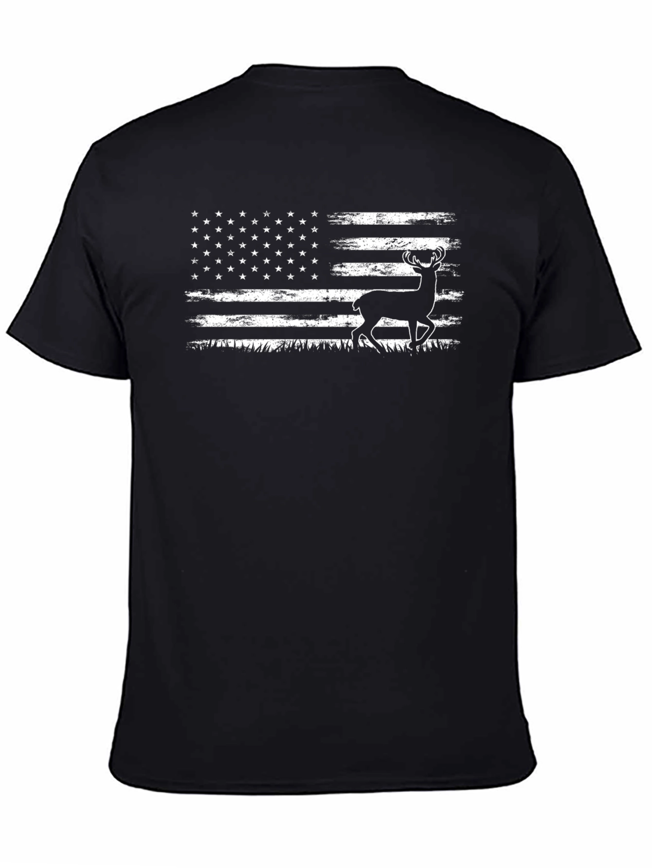 American Flag Deer Graphic Tee