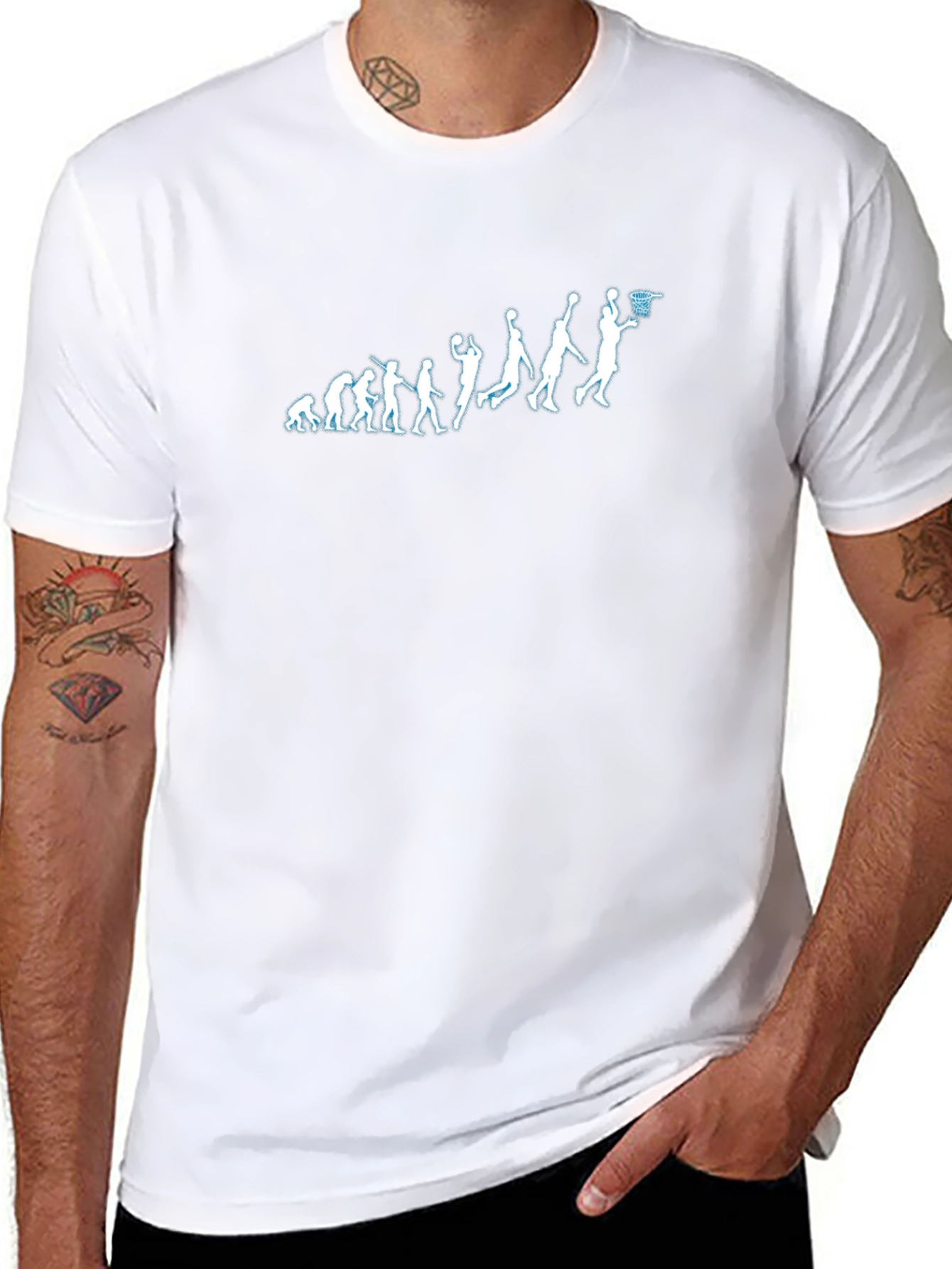 Basketball Evolution Graphic Tee