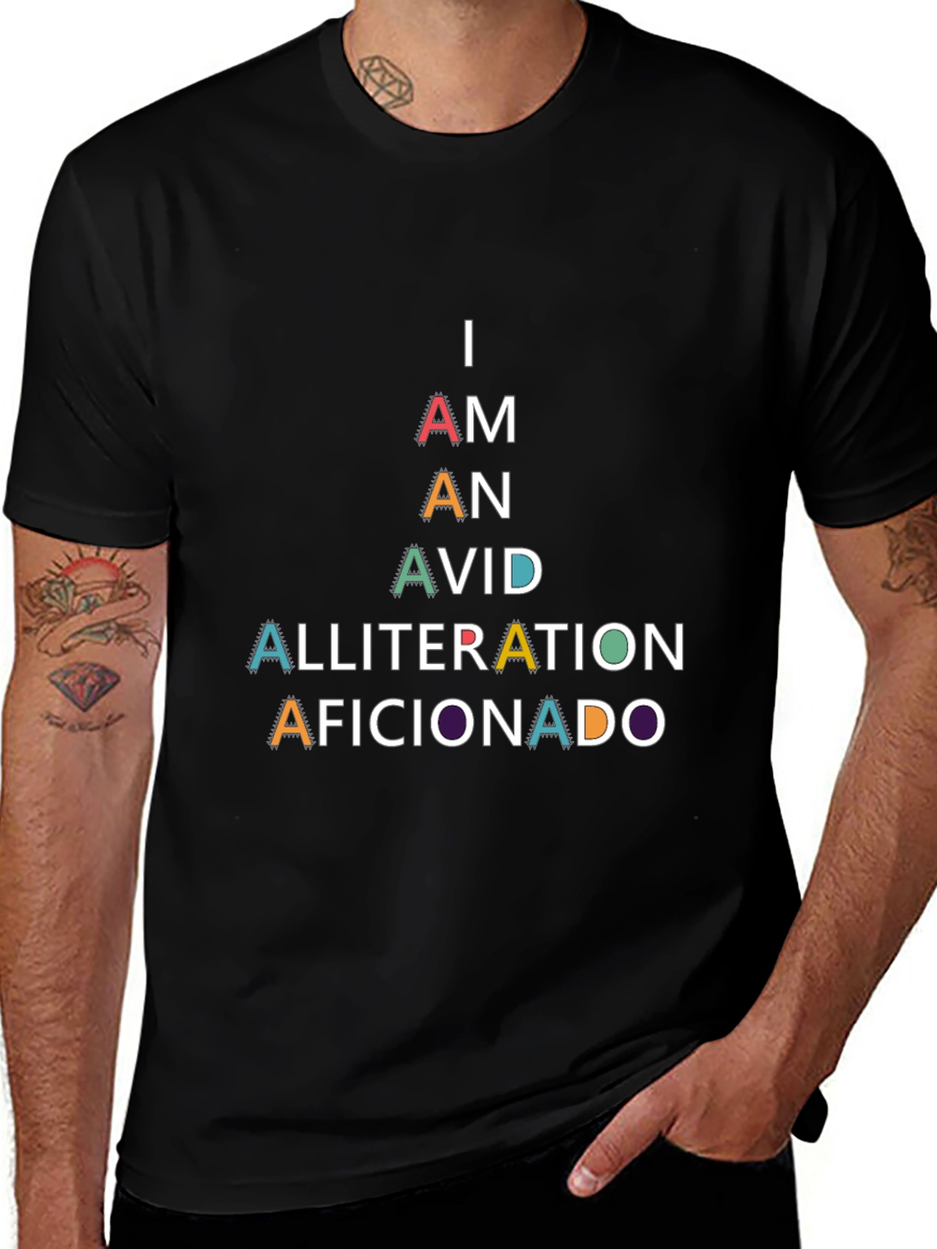Alliteration Aficionado Graphic T-Shirt
