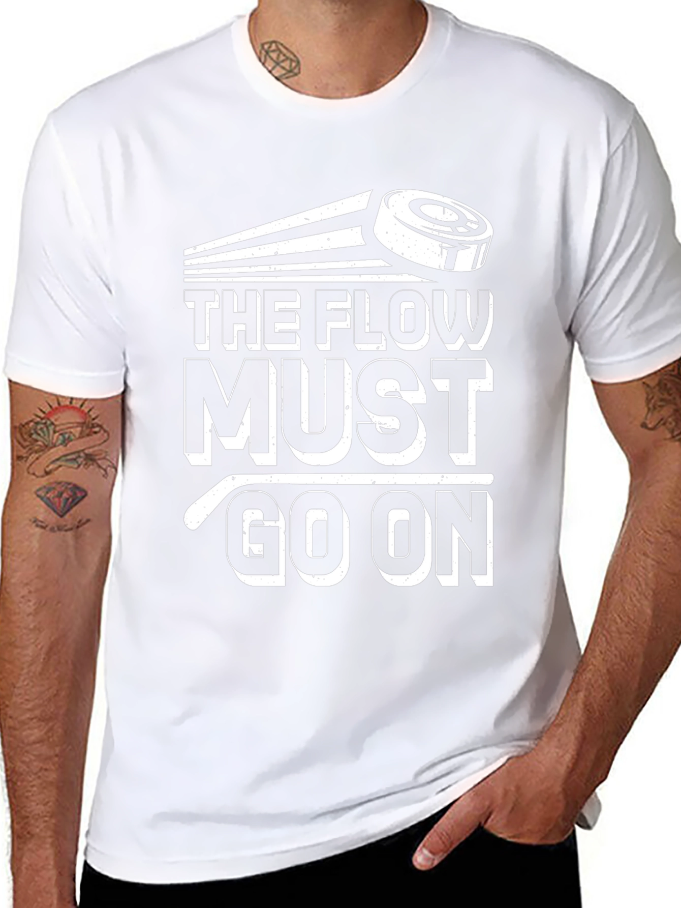 The Flow Must Go On Hockey T-Shirt