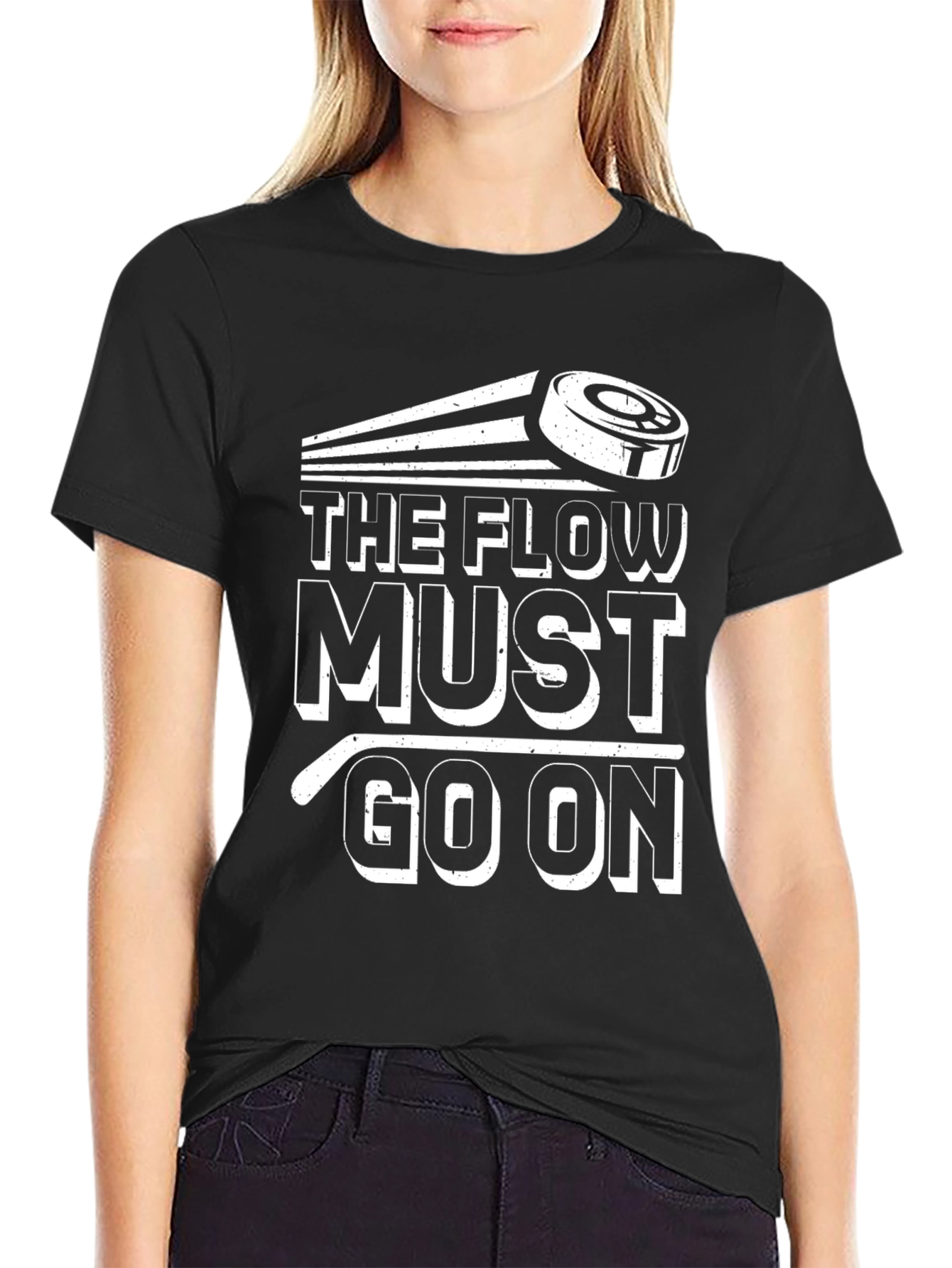The Flow Must Go On Hockey T-Shirt