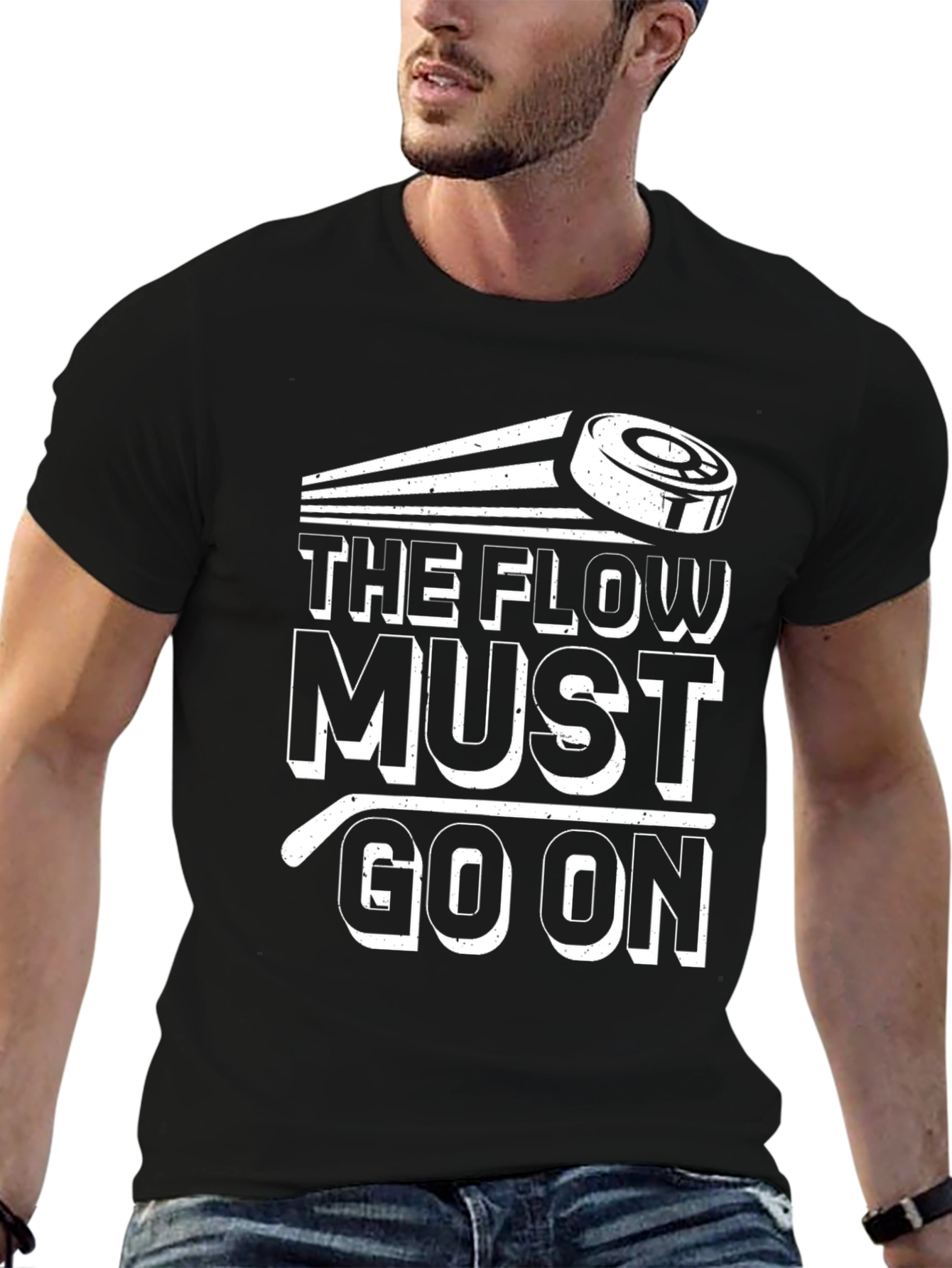 The Flow Must Go On Hockey T-Shirt