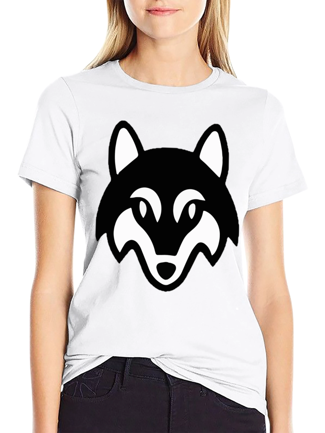 Wolf Graphic Black T-Shirt