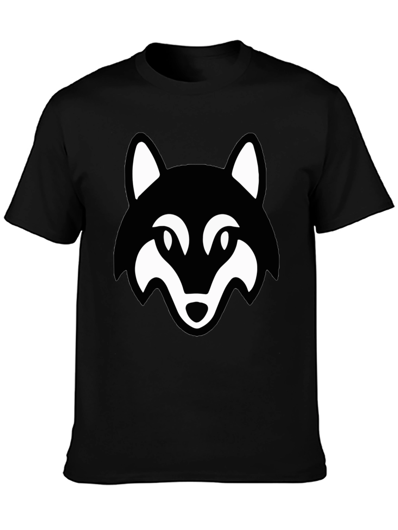 Wolf Graphic Black T-Shirt