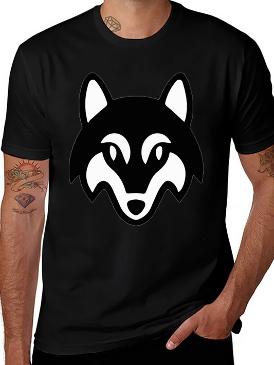 Wolf Graphic Black T-Shirt