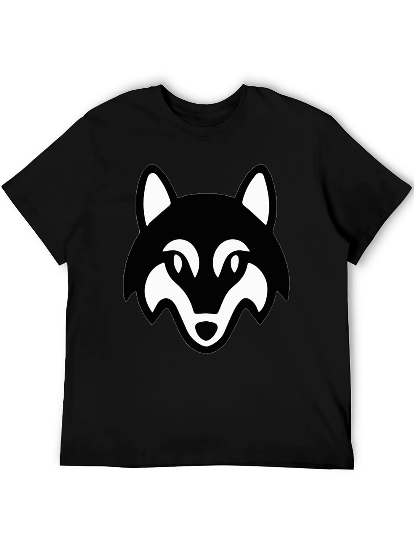 Wolf Graphic Black T-Shirt