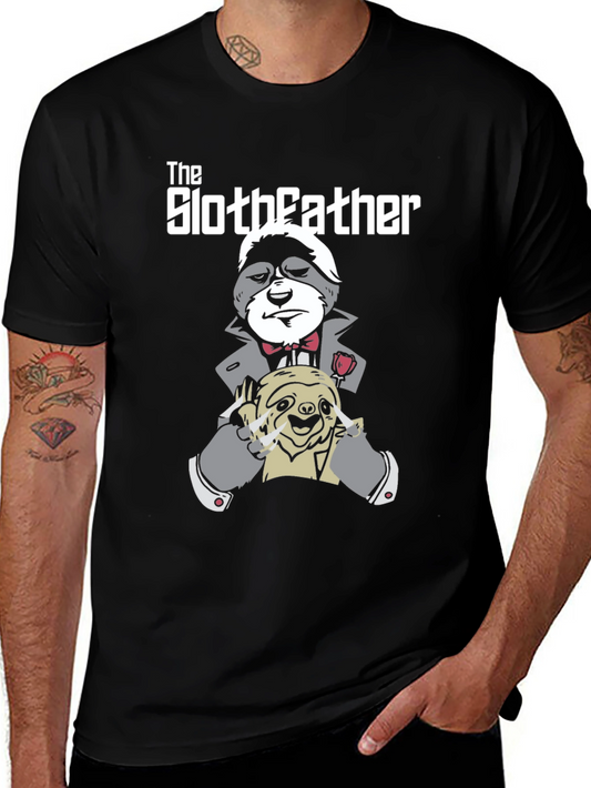 The Slothfather Funny Graphic T-Shirt