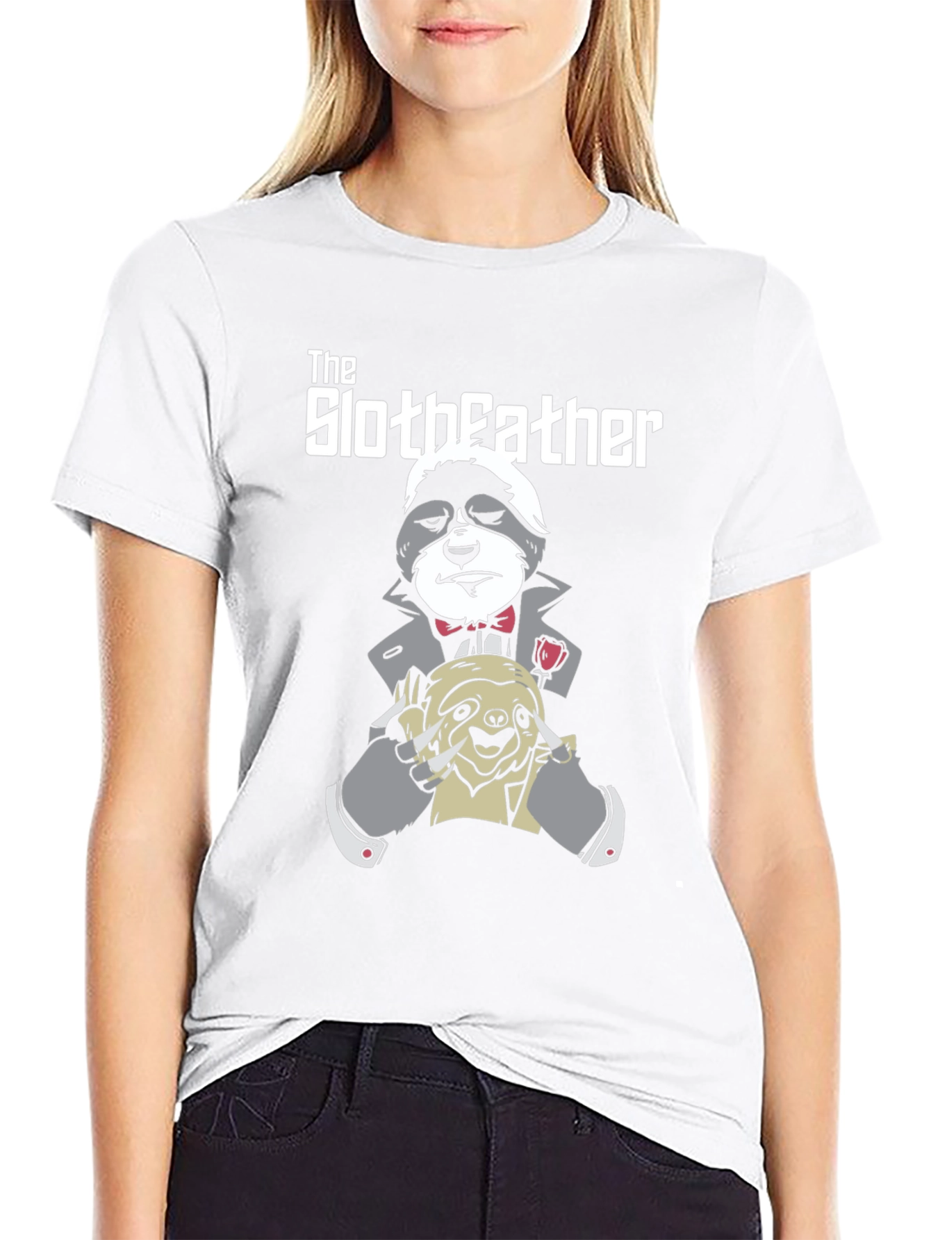 The Slothfather Funny Graphic T-Shirt